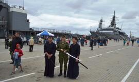 Japonų laivus lanko klaipėdiečiai