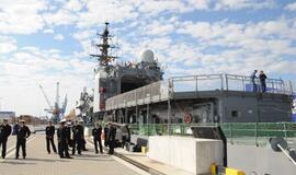 Japonų karo laivai Klaipėdoje