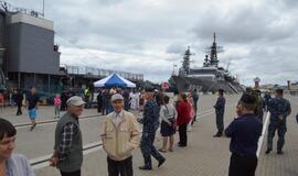 Japonų laivus lanko klaipėdiečiai