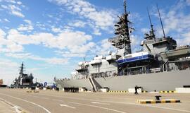 Japonų karo laivai Klaipėdoje