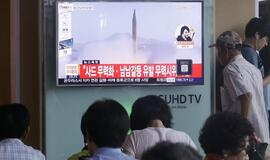 Šiaurės Korėja paleido dar vieną balistinę raketą