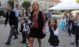 Rugsėjo 1-osios rytas Klaipėdoje