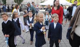 Rugsėjo 1-osios rytas Klaipėdoje