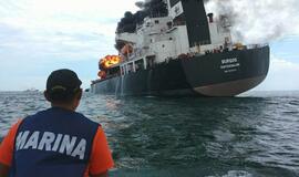 Po 24 valandų užgesintas gaisras, liepsnoję tanklaivyje Meksikos įlankoje