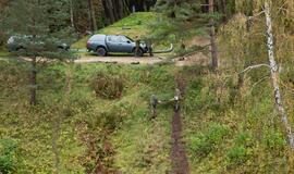 Išminavimo darbai prie delfinariumo