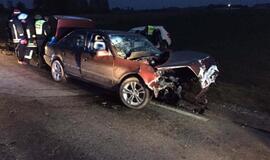 Klaipėdos rajone - automobilių kaktomuša