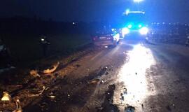 Klaipėdos rajone - automobilių kaktomuša