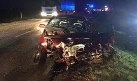 Klaipėdos rajone - automobilių kaktomuša