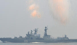 Rusijos karinių jūrų pajėgų laivai trikdė laivybą Lietuvos išskirtinėje ekonominėje zonoje