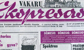 &quot;Vakarų ekspresas&quot;. 1991 10 08