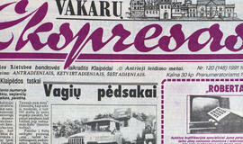 &quot;Vakarų ekspresas&quot;. 1991 10 15