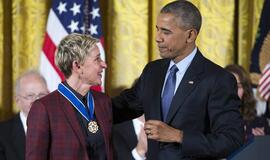 Barakas Obama aukščiausiu JAV civiliniu apdovanojimu pagerbė 21 žmogų