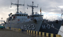 Į Klaipėdą atplaukė NATO laivai