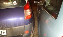 Avarijoje sudaužytas policijos automobilis