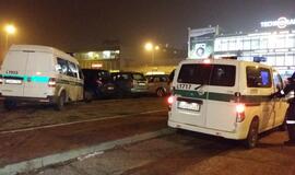 Avarijoje sudaužytas policijos automobilis