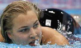 Plaukikė Rūta Meilutytė kol kas treniruojasi Kaune