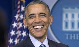 Baltuosiuose rūmuose bus atidengtas B. Obamos portretas