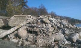 Kuršių marių pakrantėje nebeliko statybinių atliekų