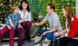 Uostamiestyje surengta labdaringa kalėdinė fotosesija