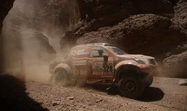 Antano Juknevičiaus ir Dariaus Vaičiulio ekipažas aštuntajame Dakaro ralio etape - 21-as