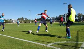 "Atlantui" Kipre - draugiškų dvikovų virtinė