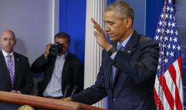 Barakas Obama surengė paskutinę spaudos konferenciją