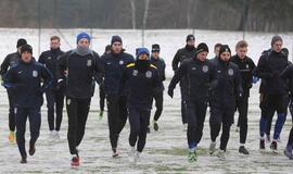 Klaipėdos "Atlanto" futbolininkai rinkosi į pirmąją treniruotę