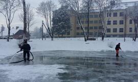 Kretingoje įrenginėjama čiuožykla