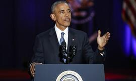 Paskutinėje kalboje Barakas Obama pabrėžė demokratijos svarbą