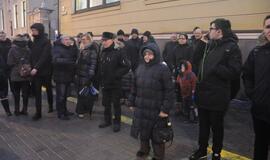 Atminimo laužas sausio 13-ajai prie Klaipėdos miesto savivaldybės