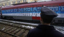 Po konflikto dėl traukinio Serbija pagrasino Kosovui