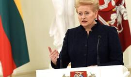 Dalia Grybauskaitė prašo EK taikyti išlygą dėl socialinio modelio