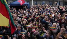 Kovo 11-osios minėjimas Atgimimo aikštėje