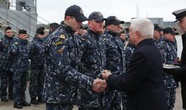 Lietuvos kariai išlydimi į misiją Viduržemio jūroje