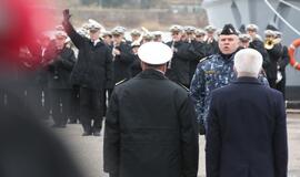 Lietuvos kariai išlydimi į misiją Viduržemio jūroje