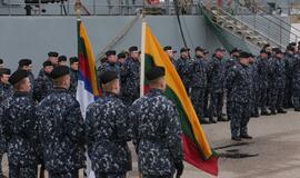 Lietuvos kariai išlydimi į misiją Viduržemio jūroje