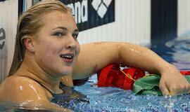 Plaukikė Rūta Meilutytė Kaune pasiekė geriausią sezono rezultatą pasaulyje