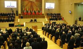 Seime iškilmingai paminėta Lietuvos Nepriklausomybės atkūrimo diena