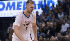 "Thunder" su Domantu Saboniu pralaimėjo "Blazers" ekipai