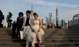 Viename Kinijos kaime panoro skirtis daugiau kaip 160 porų