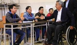 Ekvadoro prezidento rinkimus laimi L. Morenas