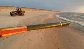 Pajūryje pasieniečiai rado rusišką torpedą