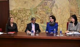 KU lankėsi Indijos garbės konsulas