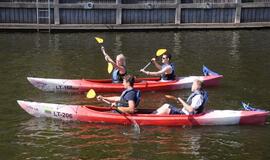 Į upės paradą susirinko 150 irkluotojų