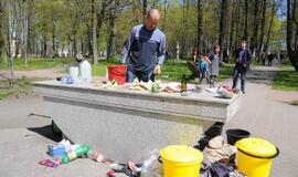 Klaipėdiečiai šveitė skulptūras