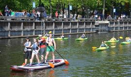 Į upės paradą susirinko 150 irkluotojų