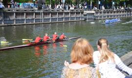 Į upės paradą susirinko 150 irkluotojų