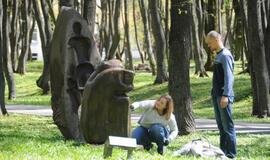 Klaipėdiečiai šveitė skulptūras