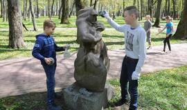 Klaipėdiečiai šveitė skulptūras