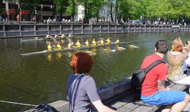 Į upės paradą susirinko 150 irkluotojų